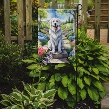 Load image into Gallery viewer, Great Pyrenees Spring Path Garden Flag  – Dog-Themed Floral Outdoor Decor