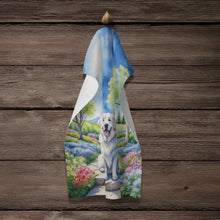 Load image into Gallery viewer, Great Pyrenees Spring Path Kitchen Towel