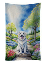Load image into Gallery viewer, Great Pyrenees Spring Path Kitchen Towel