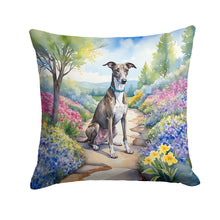 Load image into Gallery viewer, Greyhound Spring Path Throw Pillow
