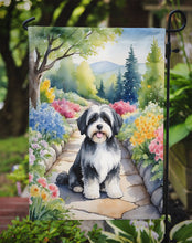 Load image into Gallery viewer, Havanese Spring Path Garden Flag  – Dog-Themed Floral Outdoor Decor