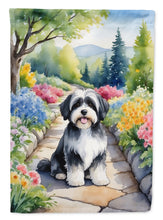 Load image into Gallery viewer, Havanese Spring Path Garden Flag  – Dog-Themed Floral Outdoor Decor