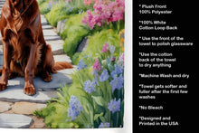 Load image into Gallery viewer, Irish Setter Spring Path Kitchen Towel