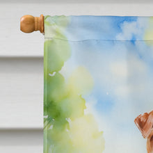 Load image into Gallery viewer, Irish Terrier Spring Path House Flag