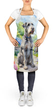 Load image into Gallery viewer, Irish Wolfhound Spring Path Apron – Artist-Designed Kitchen, BBQ &amp; Craft Apron