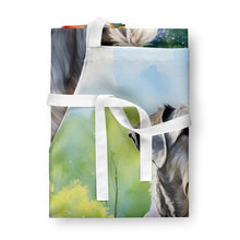 Load image into Gallery viewer, Irish Wolfhound Spring Path Apron – Artist-Designed Kitchen, BBQ &amp; Craft Apron