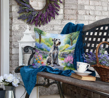 Load image into Gallery viewer, Irish Wolfhound Spring Path Throw Pillow