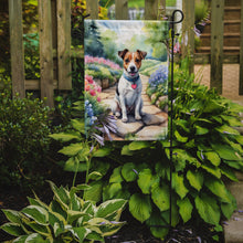 Load image into Gallery viewer, Jack Russell Terrier Spring Path Garden Flag  – Dog-Themed Floral Outdoor Decor