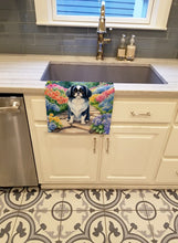 Load image into Gallery viewer, Japanese Chin Spring Path Kitchen Towel