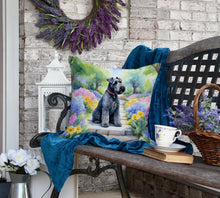 Load image into Gallery viewer, Kerry Blue Terrier Spring Path Throw Pillow