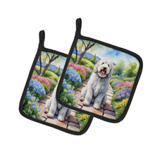Load image into Gallery viewer, Komondor Spring Path Pot Holders - Set of 2 Decorative Kitchen Helpers | Made in the USA