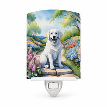 Load image into Gallery viewer, Kuvasz Spring Path Ceramic Night Light Compact, UL-Certified, Ideal for Bedroom, Bathroom, Nursery, Hallway, Kitchen, 6x4x3, Multicolor