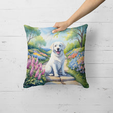 Load image into Gallery viewer, Kuvasz Spring Path Throw Pillow