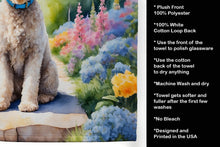 Load image into Gallery viewer, Labradoodle Spring Path Kitchen Towel