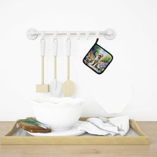 Load image into Gallery viewer, Labradoodle Spring Path Pot Holders - Set of 2 Decorative Kitchen Helpers | Made in the USA