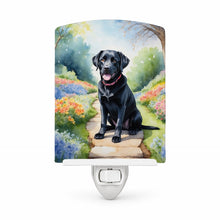 Load image into Gallery viewer, Labrador Retriever Spring Path Ceramic Night Light Compact, UL-Certified, Ideal for Bedroom, Bathroom, Nursery, Hallway, Kitchen, 6x4x3, Multicolor