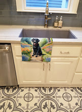 Load image into Gallery viewer, Labrador Retriever Spring Path Kitchen Towel