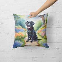 Load image into Gallery viewer, Labrador Retriever Spring Path Throw Pillow