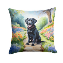 Load image into Gallery viewer, Labrador Retriever Spring Path Throw Pillow