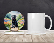 Load image into Gallery viewer, Labrador Retriever Spring Path Large Sandstone Coasters Pack of 4