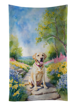 Load image into Gallery viewer, Labrador Retriever Spring Path Kitchen Towel