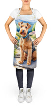 Load image into Gallery viewer, Lakeland Terrier Spring Path Apron – Artist-Designed Kitchen, BBQ &amp; Craft Apron