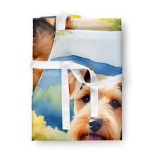 Load image into Gallery viewer, Lakeland Terrier Spring Path Apron – Artist-Designed Kitchen, BBQ &amp; Craft Apron