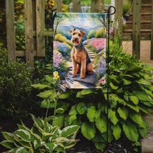 Load image into Gallery viewer, Lakeland Terrier Spring Path Garden Flag  – Dog-Themed Floral Outdoor Decor