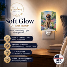 Load image into Gallery viewer, Leonberger Spring Path Ceramic Night Light Compact, UL-Certified, Ideal for Bedroom, Bathroom, Nursery, Hallway, Kitchen, 6x4x3, Multicolor