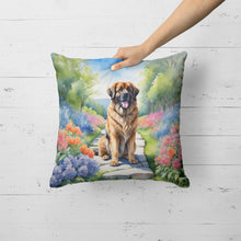 Load image into Gallery viewer, Leonberger Spring Path Throw Pillow