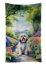 Load image into Gallery viewer, Lhasa Apso Spring Path Kitchen Towel