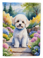 Load image into Gallery viewer, Maltipoo Spring Path House Flag