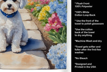 Load image into Gallery viewer, Maltipoo Spring Path Kitchen Towel