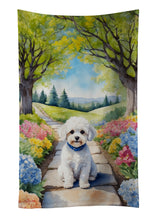 Load image into Gallery viewer, Maltipoo Spring Path Kitchen Towel