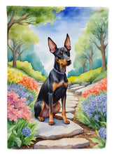 Load image into Gallery viewer, Manchester Terrier Spring Path House Flag