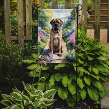 Load image into Gallery viewer, Mastiff Spring Path Garden Flag  – Dog-Themed Floral Outdoor Decor