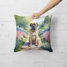Load image into Gallery viewer, Mastiff Spring Path Throw Pillow