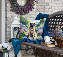 Load image into Gallery viewer, Mastiff Spring Path Throw Pillow
