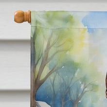 Load image into Gallery viewer, Miniature Pinscher Spring Path House Flag