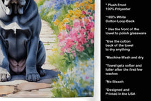 Load image into Gallery viewer, Neapolitan Mastiff Spring Path Kitchen Towel