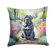 Load image into Gallery viewer, Neapolitan Mastiff Spring Path Throw Pillow