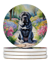 Load image into Gallery viewer, Neapolitan Mastiff Spring Path Large Sandstone Coasters Pack of 4