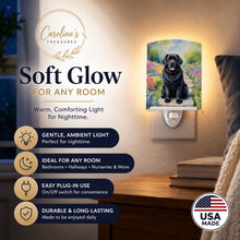 Load image into Gallery viewer, Newfoundland Spring Path Ceramic Night Light Compact, UL-Certified, Ideal for Bedroom, Bathroom, Nursery, Hallway, Kitchen, 6x4x3, Multicolor