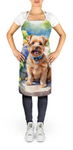 Load image into Gallery viewer, Norfolk Terrier Spring Path Apron – Artist-Designed Kitchen, BBQ &amp; Craft Apron