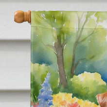 Load image into Gallery viewer, Norfolk Terrier Spring Path House Flag