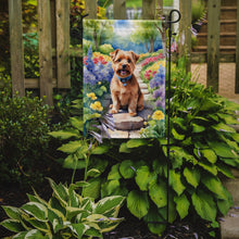 Load image into Gallery viewer, Norfolk Terrier Spring Path Garden Flag  – Dog-Themed Floral Outdoor Decor
