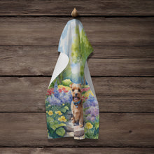 Load image into Gallery viewer, Norfolk Terrier Spring Path Kitchen Towel
