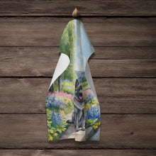 Load image into Gallery viewer, Norwegian Elkhound Spring Path Kitchen Towel