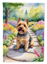 Load image into Gallery viewer, Norwich Terrier Spring Path House Flag