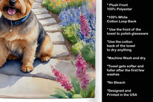 Load image into Gallery viewer, Norwich Terrier Spring Path Kitchen Towel